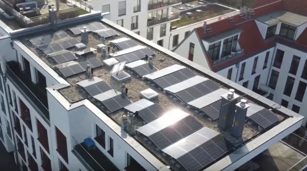 Sunroof-Mehrfamilienhaus